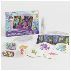 Аквамозаика с декорациями, My little pony, 4 фигурки Hasbro