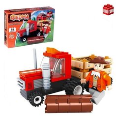 Конструктор Ферма Лесозаготовочный грузовик, 93 детали, Китай