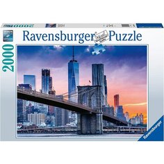 Ravensburger. Пазл карт. 2000 "Горизонт Нью-Йорка"