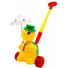 Каталка - черепашка "Тортилла", длина ручки 49 см, цвета микс Нет бренда