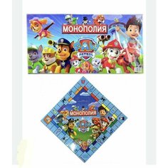 Монополия детская "Щенячий Патруль" настольная игра в торговлю недвижимостью. Нет бренда