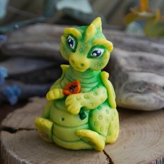 Силиконовая форма для мыла и свечей Дракончик Милаш 3D Эко Косметика