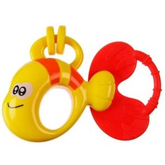 Погремушка «Рыбка» с эластичными элементами Крошка Я