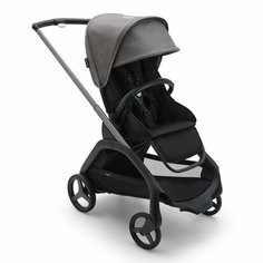 Прогулочная коляска Bugaboo Dragonfly Graphite, цвет Black / Grey Melange