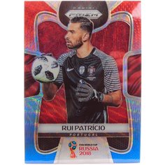Коллекционная карточка Panini Prizm FIFA World Cup Russia 2018 #156 Rui Patricio - Red Blue Wave S0190