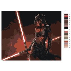Картина по номерам Z-433 "Звездные воины" 70x90 Brushes Paints