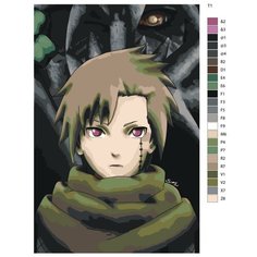 Картина по номерам Т 1 "Ягура и Треxвостый", 70x110 см Brushes Paints