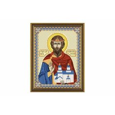 Набор для вышивания бисером нова слобода Св. Блг. Князь Владислав Сербский, 13*17см Nova Sloboda