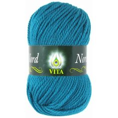 Пряжа Vita Nord светлая морская волна (4776), 52%акрил/48%шерсть, 116м, 100г, 1шт