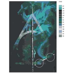 Картина по номерам Z-632 "Гарри Поттер. Дары смерти" 80x120 Brushes Paints