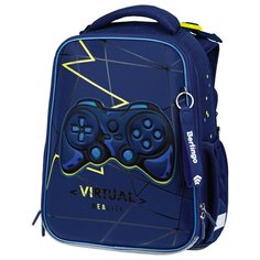 Ранец школьный Berlingo Expert "Virtual reality" 37x28x16см, 2 отделения, 2 кармана, анатомическая спинка (RU07127)