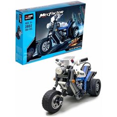 Конструктор Jisi bricks (Decool) MecFactor 3802 Полицейский мотоцикл, 284 дет.