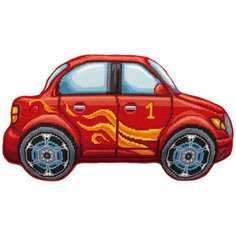 PANNA Набор для вышивания Подушка Красная машинка 44 х 26 см (PD-7023)