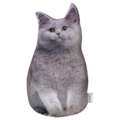 Антистресс игрушки mni mnu "Серый кот" 28 см