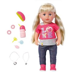 Интерактивная кукла Zapf Creation Baby Born Сестричка 43 см 820-704 розовый