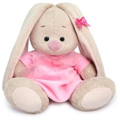 Мягкая игрушка Зайка Ми в розовом платье, 15 см, розовый