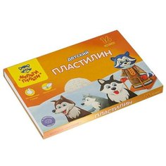Комплект пластилина Мульти-Пульти "Енот на Аляске", со стеком (10 комплектов по 16 цветов)