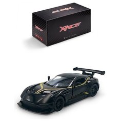 Детская инерционная металлическая машинка Serinity Toys с открывающимися дверями, модель Aston Martin Vulcan, черный