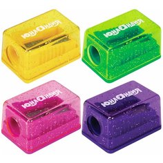 Точилка юнландия "Космо Мини", с контейнером, пластиковая, корпус ассорти, 228459