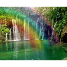 Набор алмазной мозаики "Радуга в лагуне", размер 63х50 см, 57 цветов Яркие Грани