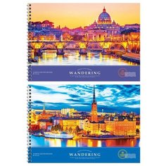 Альбом для рисования 48л, А4, на гребне ArtSpace "Путешествия. Wandering"