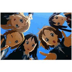 Картина по номерам на холсте K-On - 8 60 x 40