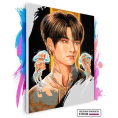 Картина по номерам на холсте Stray Kids IN АйЭн Арт, 70 х 90 см Красиво Красим