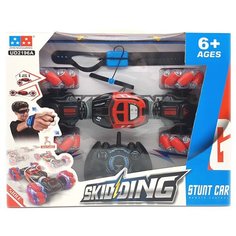 Дрифт машинка перевертыш Skidding управление жестами Красная Zheng Guang