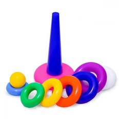 Пирамида «Цветная» Пластмастер