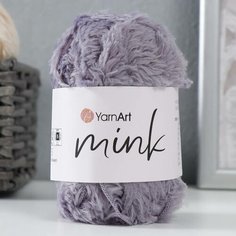 Пряжа "Mink" 100% полиамид 75м/50гр (335 серый) Yarn Art
