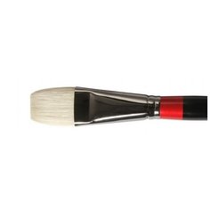Daler Rowney Кисть щетина "Georgian" укороченная плоская длинная ручка № 14