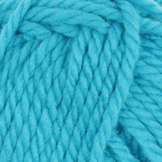 Пряжа "Осенняя" 25% шерсть, 75% ПАН 150м/200гр (45-Т. бирюза) Пехорка
