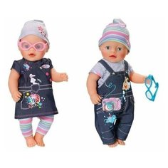 Игрушка BABY born Одежда Джинсовая в ассортименте 822-210 Zapf Creation
