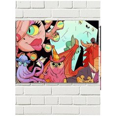 Картина по номерам настольная игра Dungeon mayhem - 6891 Г 30x40