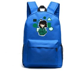 Рюкзак Игра в кальмара синий №4 Noname