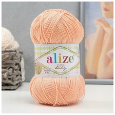 ALIZE Пряжа "Diva baby" 100% микрофибра 350м/100гр (282 св. персик)