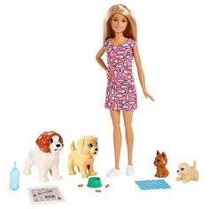 Mattel Barbie - Кукла и щенки