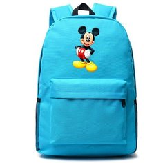 Рюкзак Микки Маус (Mickey Mouse) голубой №2 Noname