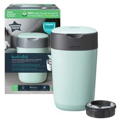 Tommee Tippee утилизатор подгузников, накопитель для использованных подгузников Twist & Click, green