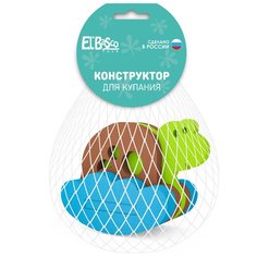 Игрушка-конструктор для купания ElBascoToys Черепаха , 03-015