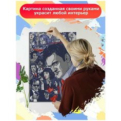 Картина по номерам Квентин Тарантино - 6266 В 60x40