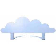 Ограничитель для кровати, цвет лилово-голубой (на матрас 7-9 см) Whitecloudshop