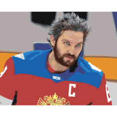 Картина по номерам Александр Овечкин на стену Палитра забав