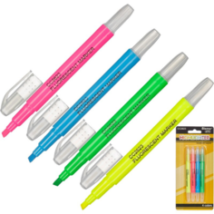 NoName Маркер Выделитель текста No Name 1-4.5мм, 4шт в наборе