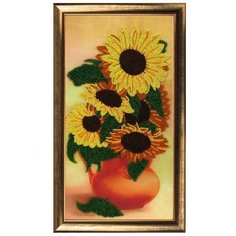 Набор для вышивания бисером "Подсолнухи", 36x19 см, Butterfly