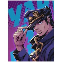Картина по номерам на холсте Аниме JOJO 5145 30x40