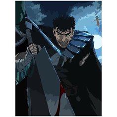 Картина по номерам на холсте Аниме Берсерк - 5 30X40