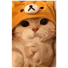 Картина по номерам на холсте Милые животные (котики, собачки) 5619 40x60