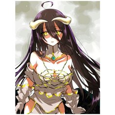 Картина по номерам на холсте Аниме Overlord 5254 30x40