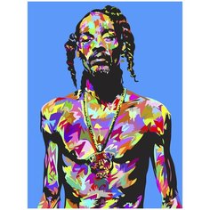 Картина по номерам на холсте Snoop Dogg - 376 30X40